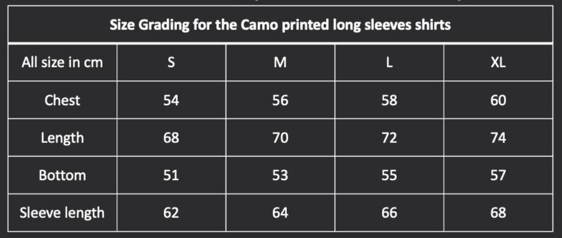 Tree Camo Long Sleeve 00 Champions Set